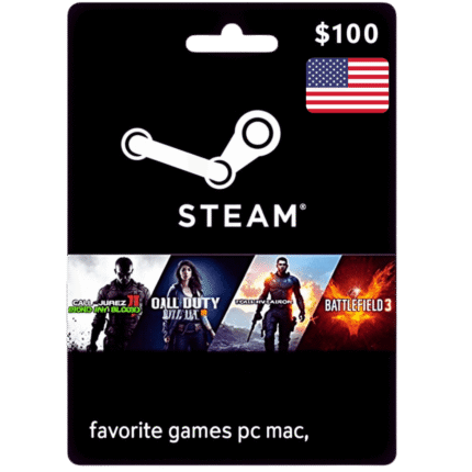 Steam Gift Card USA 100 USD