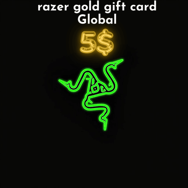 razer gold gift card 5$ USD Global