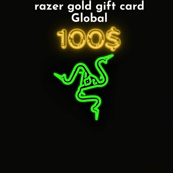 razer gold gift card 100$ USD Global