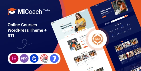 MiCoach – Online Courses WordPress Theme + RTL