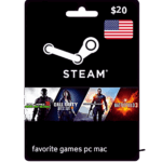 Steam Gift Card USA 20 USD