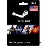 Steam Gift Card USA 20 USD