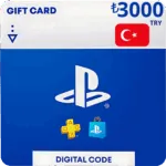 PSN Playstation Network Gift Card Turkey 3000 TRY