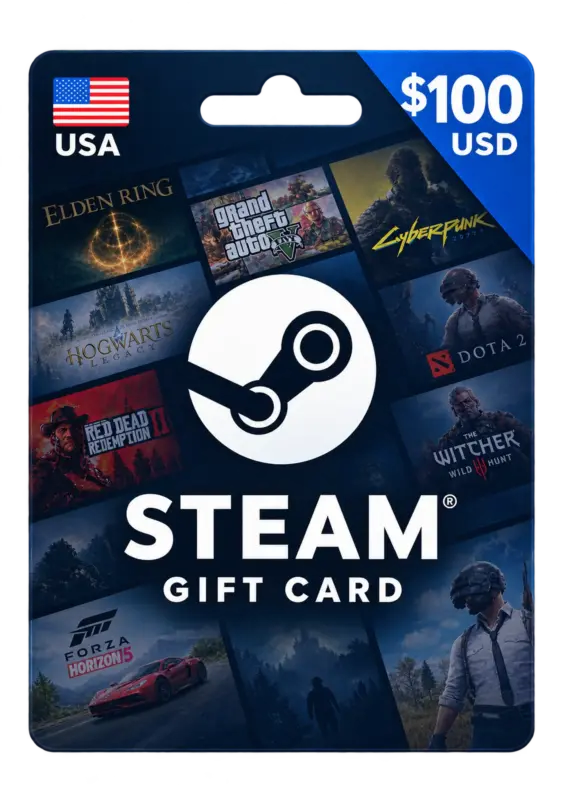 Steam Gift Card 100 USD USA