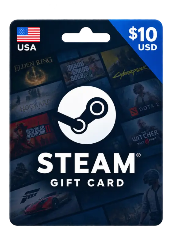 Steam Gift Card 10 USD USA