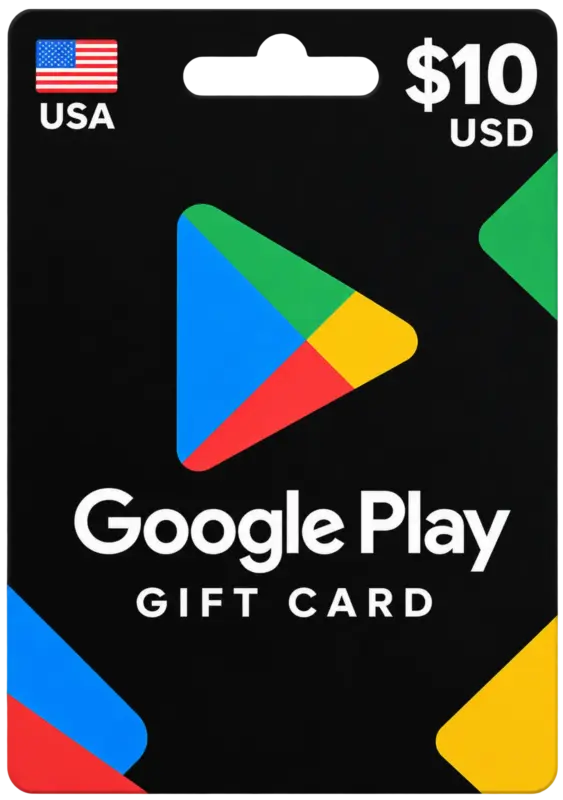 Google Play Gift Card 10 USD USA