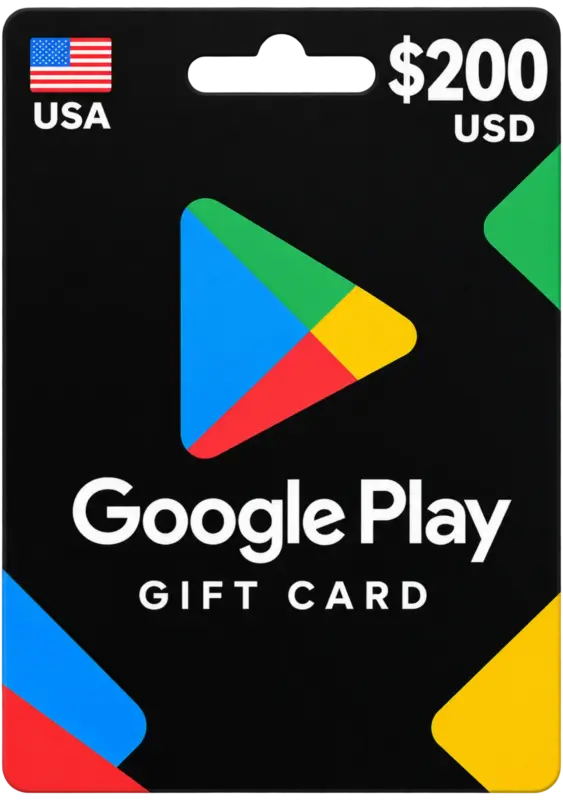 Google Play Gift Card 200 USD USA
