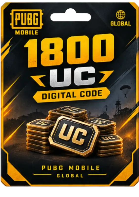 PUBG Mobile 1800 UC Code