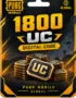 PUBG Mobile 1800 UC Code