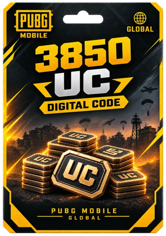 PUBG Mobile 3850 UC Code