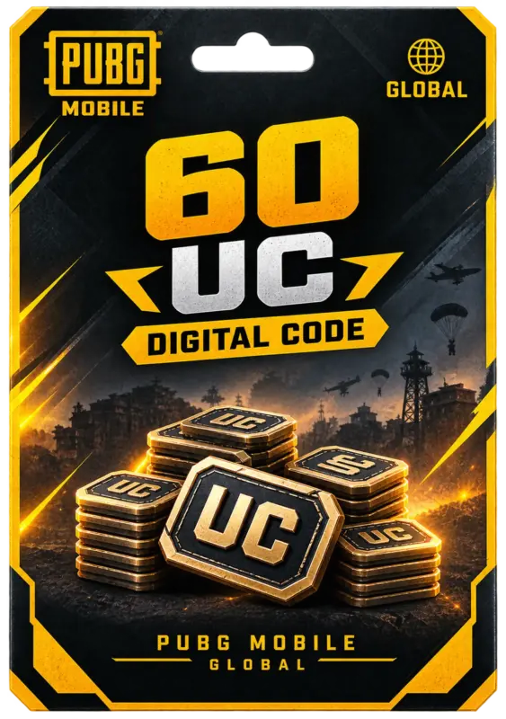 PUBG Mobile 60 UC Code