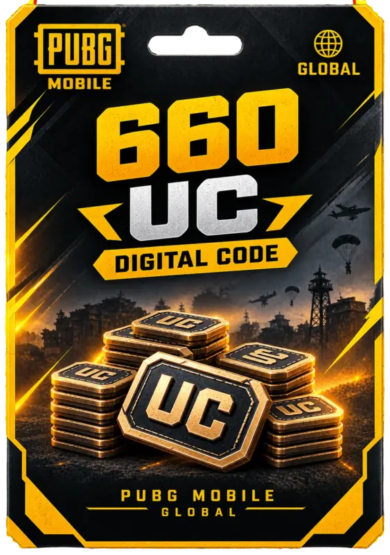 PUBG Mobile 660 UC Code
