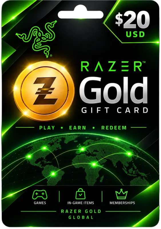 Razer Gold 20 USD Global