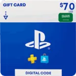 PSN Playstation Network Gift Card KSA 70 USD