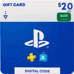 PSN Playstation Network Gift Card KSA 20 USD