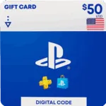 PSN Playstation Network Gift Card USA 50 USD
